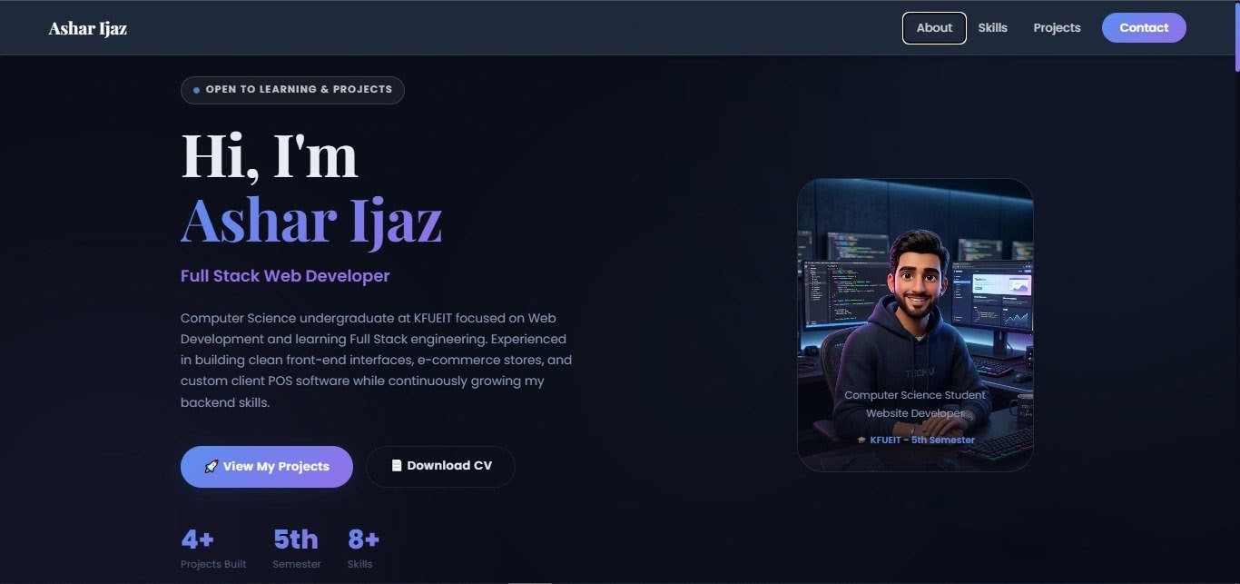 Portfolio Website UI